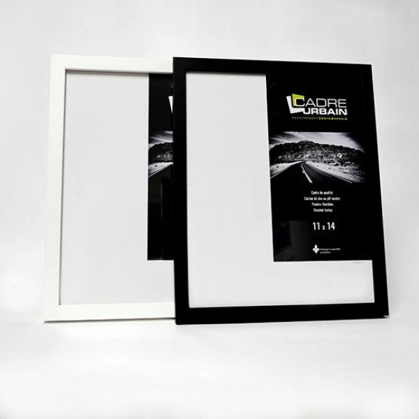 Cornice per foto in legno - Bianco - 11x14