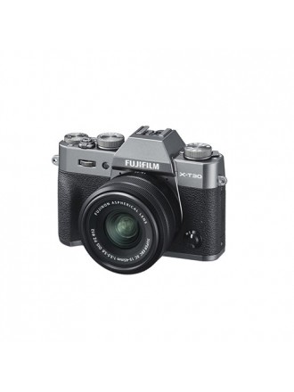 Fujifilm X-T30 Fotocamera digitale mirrorless con kit obiettivo XC 15-45mm - Argento carbone