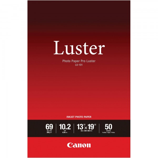Carta fotografica Canon Pro Luster (13 x 19", 50 fogli)