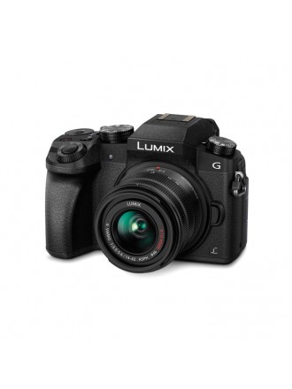 Panasonic LUMIX DMC-G7 Fotocamera mirrorless con obiettivo 14-42 mm e 45-150MM - Nero