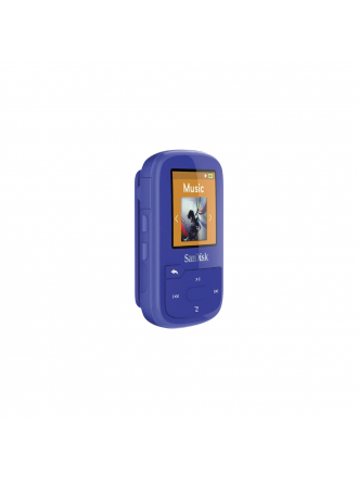 SanDisk Clip Sport PLUS - 16GB, bluetooth Blu- Scatola aperta