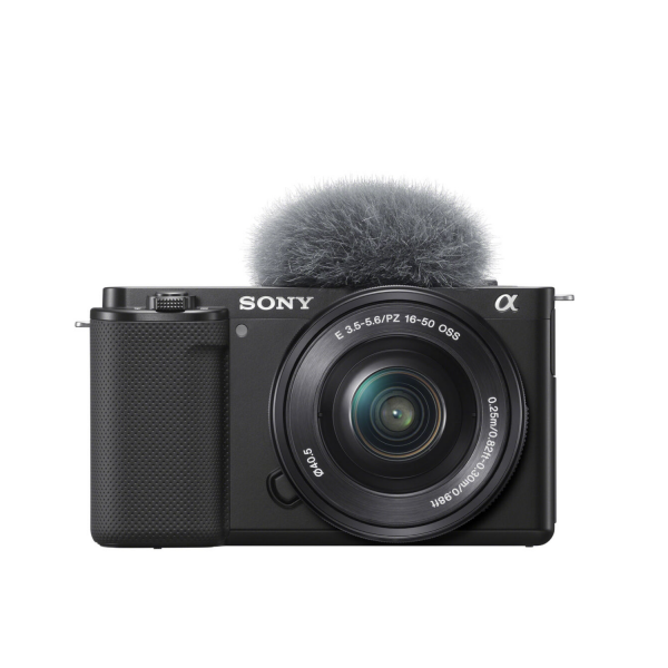 Videocamera Vlog mirrorless Sony Alpha ZV-E10 con obiettivo 16-50 mm