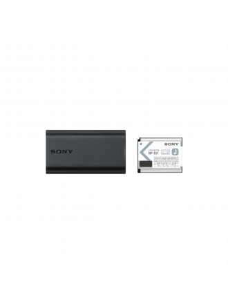Kit batteria Sony NP-BJ1 con caricabatterie da viaggio USB per Sony DSC-RX0M2, DSC-RX100M7, DSC-RX100M7G