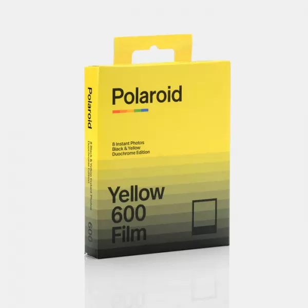 Pellicola istantanea Polaroid 600 Yellow - Duochrome nero e giallo