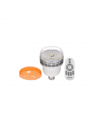 Westcott 45W Lampadina LED a luce diurna dimmerabile con cappuccio in gel di tungsteno e telecomando