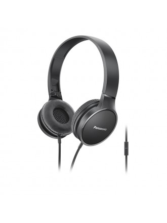 Cuffie stereo Panasonic Premium Sound On Ear RP-HF300M con microfono e controller integrati - Nero