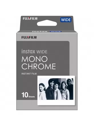 Pellicola istantanea monocromatica Fujifilm Instax Wide (10 esposizioni)