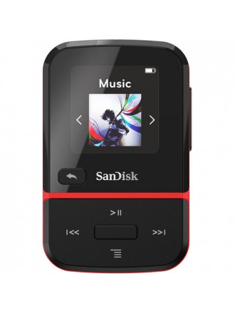 Lettore MP3 SanDisk 32GB Clip Sport Go - Rosso