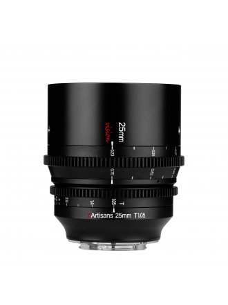 7artisans Photoelectric 25mm T1.05 Vision Cine Lens per Fujifilm X Mount