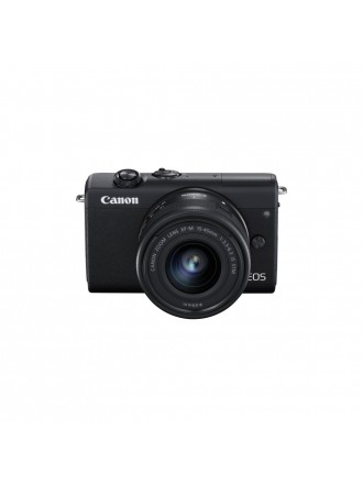 Fotocamera digitale mirrorless Canon EOS M200 con obiettivo 15-45 mm