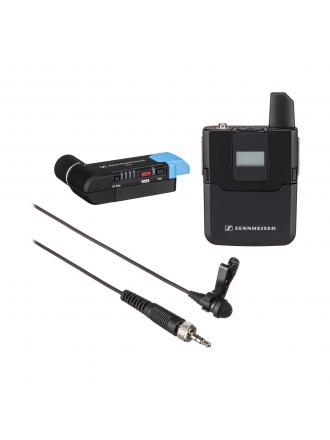 Sennheiser AVX-MKE2 SET Sistema microfonico omnidirezionale senza fili per montaggio su telecamera (1,9 GHz)