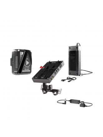 SHAPE Batteria V-Mount 98Wh e Kit di alimentazione J-Box per Sony PXW-FX9
