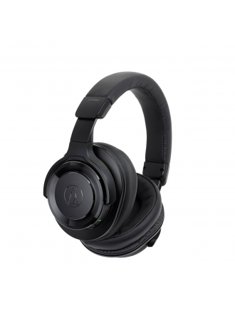 Audio-Technica Consumer ATH-WS990BT Cuffie over-ear senza fili con cancellazione del rumore per bassi solidi