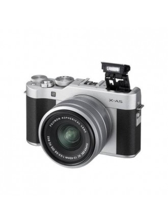 Kit fotocamera mirrorless FujiFilm X-A5 con obiettivo XC 15-45 mm - Argento