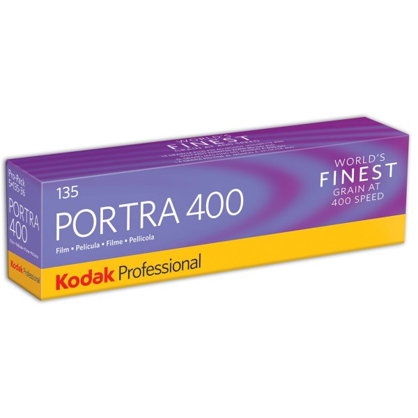 Kodak Professional Portra 400 Pellicola negativa a colori da 35 mm - 36 esposizioni - 5 pezzi
