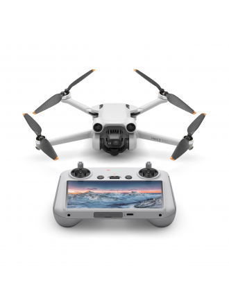 Drone DJI Mini 3 Pro con telecomando RM330 e schermo