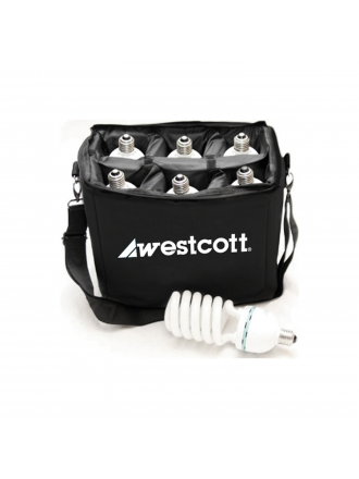 Westcott LampGuard Custodia per 6 lampadine fluorescenti
