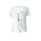 T-shirt EP in cotone a manica corta con cavalletto a C - Bianco - Taglia L