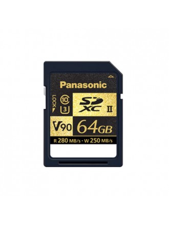 Scheda di memoria Panasonic 64GB V90 UHS-II SDXC