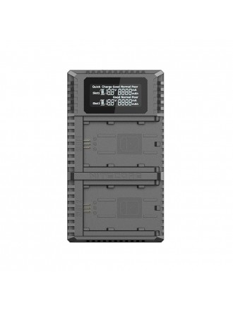 Caricabatterie USB Nitecore USN4 Pro Digital QuickCharge 2.0 per batteria Sony NP-FZ100