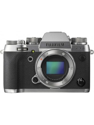 Fujifilm X-T2 Fotocamera digitale mirrorless, argento grafite (solo corpo)