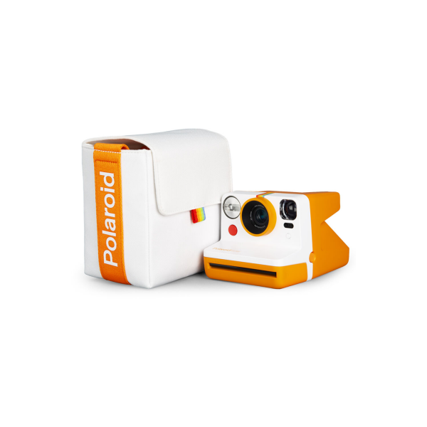 Borsa Polaroid Now - Bianco e arancione