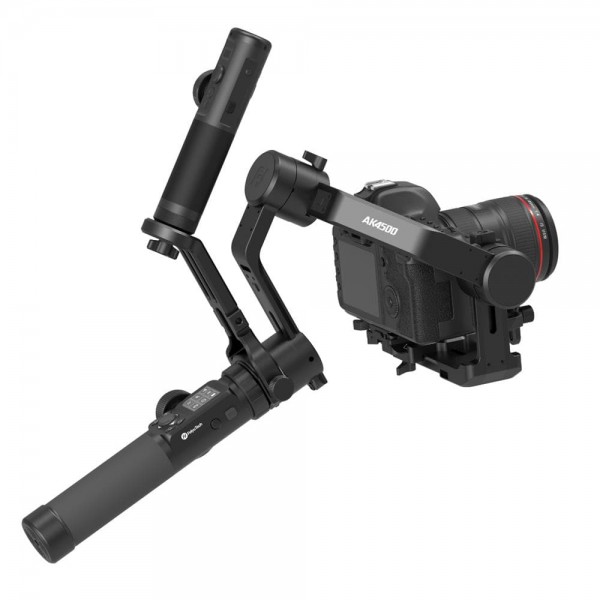 Feiyu Tech AK4500E stabilizzatore gimbal a 3 assi carico utile 4,6 KG per fotocamere Mirrorless e DSLR