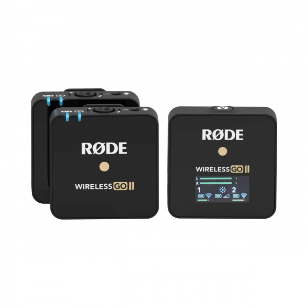 Rode Wireless GO II 2-Person Compact Digital Wireless Microphone System/Recorder (2,4 GHz, nero)