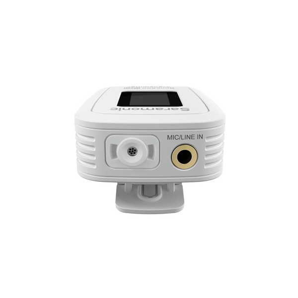 Saramonic Blink 500 Pro B2 WHITE Sistema microfonico omni lavalier wireless per 2 persone montato su fotocamera digitale (2,4 GHz), 2 trasmettitori + 2 microfoni lavalier
