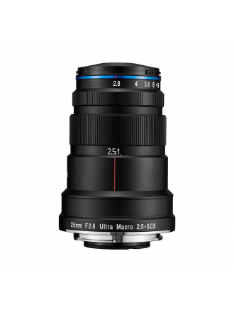 Obiettivo ultra-macro Laowa 25 mm f/2,8 2,5-5X per Nikon F