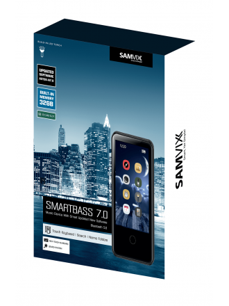 Lettore MP3 Samvix SmartBass 7.0 32gb - Nero