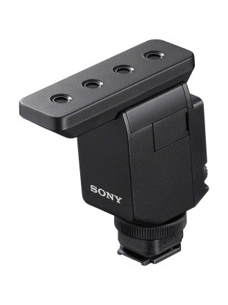 Microfono Shotgun digitale compatto per montaggio su fotocamera Sony ECM-B10