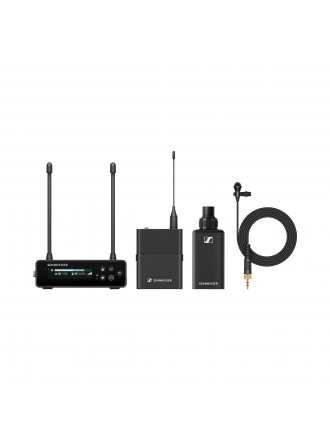 Sistema microfonico combo digitale senza fili Sennheiser EW-DP ENG SET per montaggio su telecamera (Q1-6: da 470 a 526 MHz)