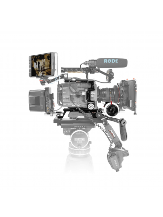 Kit gabbia per telecamera SHAPE con piastra di base e Follow Focus Pro per Sony PXW-FX9