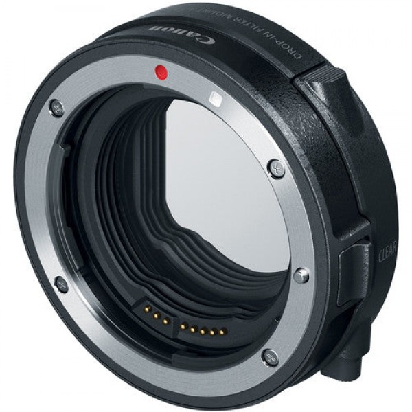 Adattatore per montaggio filtri Canon EF-EOS R con filtro polarizzatore circolare