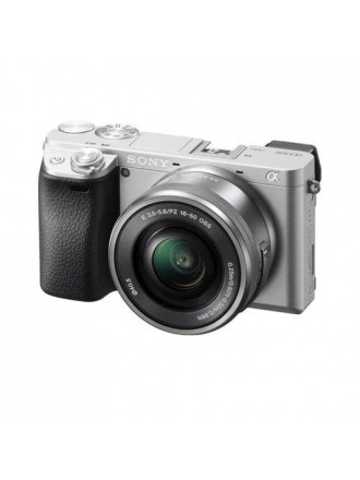 Sony Alpha a6300 a6300L/S Fotocamera digitale mirrorless con obiettivo 16-50 mm - Argento