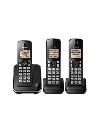 Panasonic KXTGC383B Telefono cordless a 3 cornette