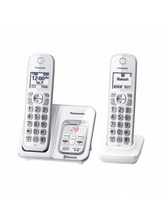 Panasonic KXTGD592W Telefono cordless a 2 microtelefoni - Bianco