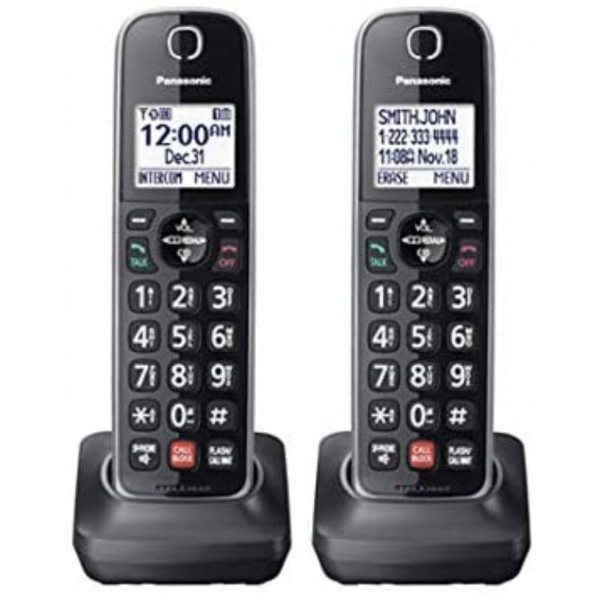 Panasonic KXTGF872B - Telefono digitale corded/cordless a 2 mani con segreteria telefonica