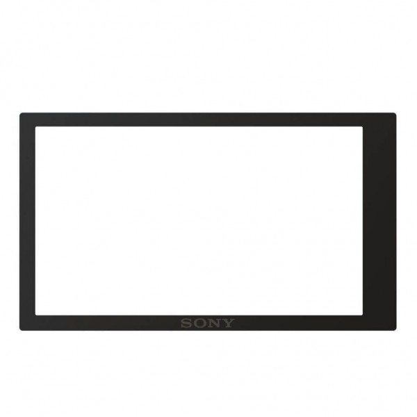 Sony PCKLM17 Foglio di protezione dello schermo semi-duro per Sony Alpha A6000 (nero)
