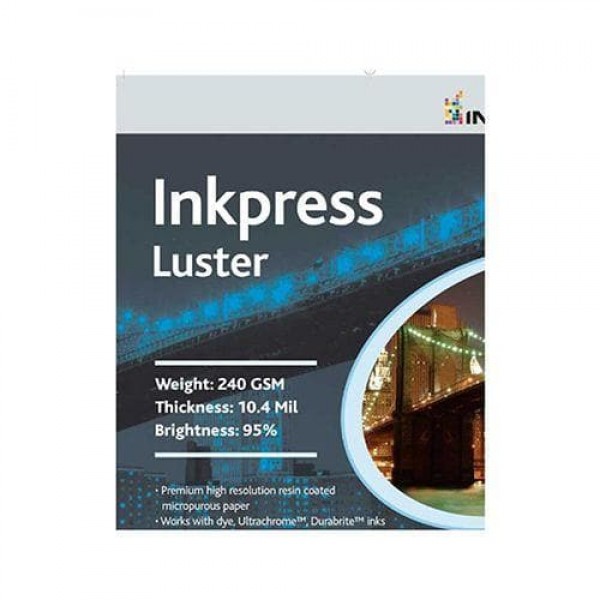 Inkpress PCL851150 Carta commerciale a getto d'inchiostro lucida 8,5". X 11". 50 fogli