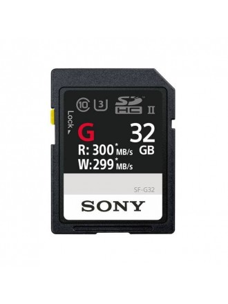 Scheda di memoria SDXC UHS II da 32 GB della serie SF-G di Sony