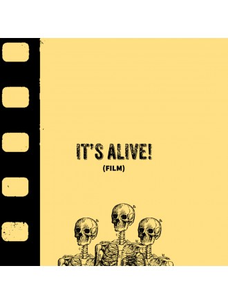 T-shirt EP in cotone a maniche corte con Film I'ts Alive - Nero - Taglia L