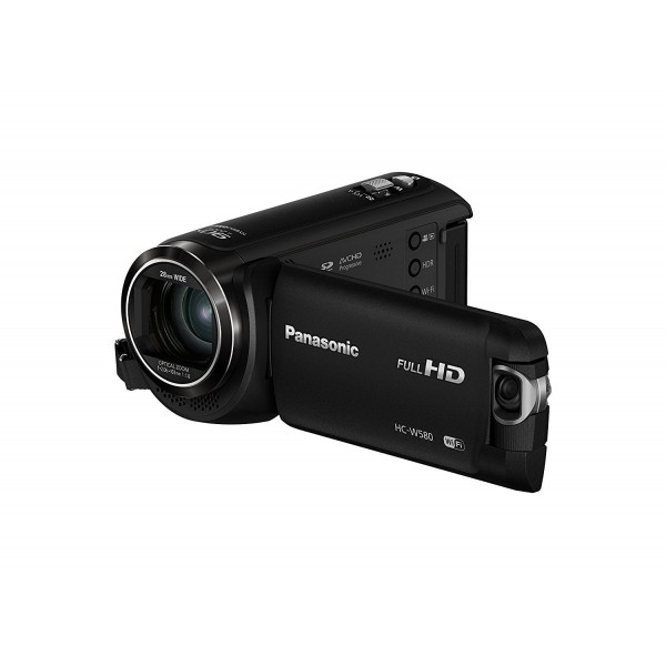 Panasonic HCW580K Videocamera Full HD con Wi-Fi, dotata di doppia fotocamera multi-scena (nero)