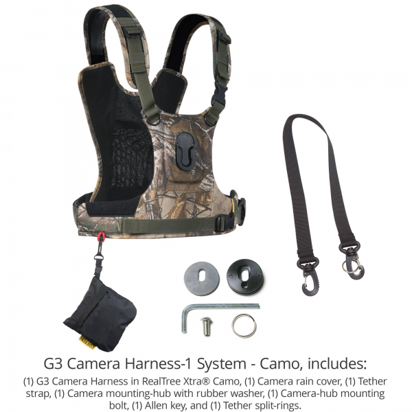 Imbracatura per fotocamera CCS G3 Cotton Carrier-1 - Camo