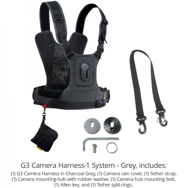 Imbracatura per fotocamera Cotton Carrier CCS G3-1 - Grigio