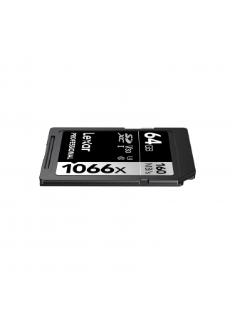 Scheda di memoria Lexar 64GB Professional 1066x UHS-I SDXC Serie SILVER LSD