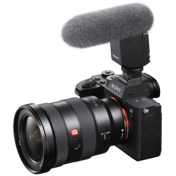 Microfono digitale Shotgun con attacco per fotocamera ECM-B1M di Sony per fotocamere Sony