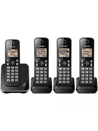 Panasonic KXTGC384B, telefono cordless a 4 microtelefoni - Scatola aperta