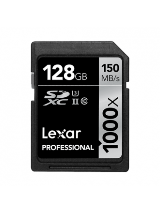 Scheda di memoria Lexar 128GB Pro SDHC 1000X UHS-II U3